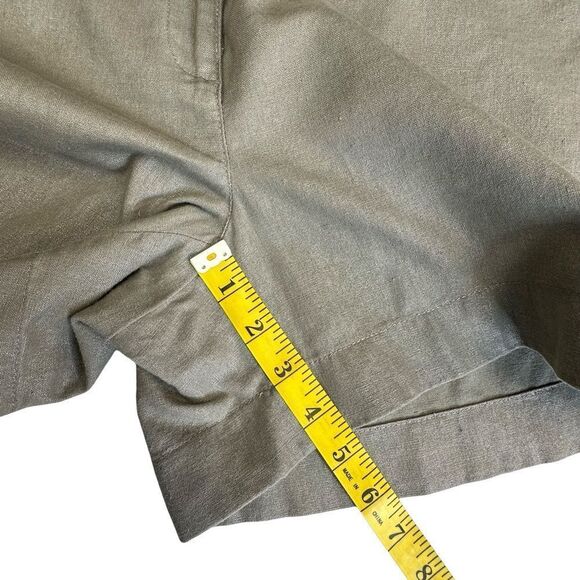 ANN TAYLOR Signature Linen/Cotton Taupe Gray Color Size 4 - Picture 10 of 12